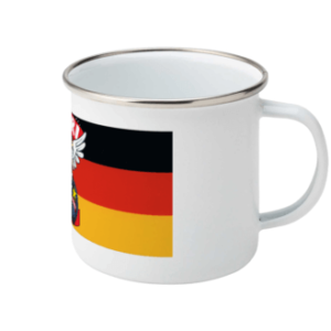 OGRI MCC Enamel Mug Twin Flags – Right View