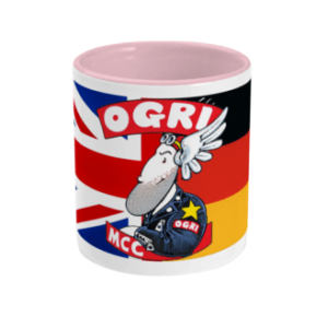 OGRI MCC Two Tone Mug Twin Flags – Front View