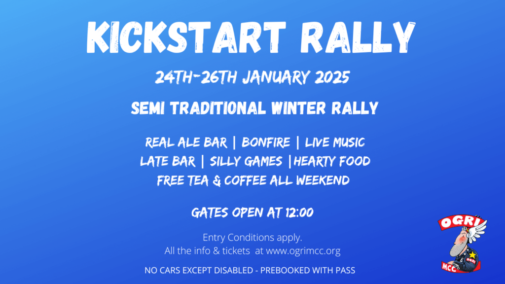 Kickstart Rally 2025 - Tickets on sale now