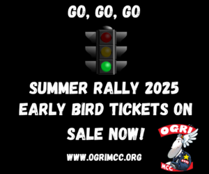 Early Bird Summer Rally Tickets on sale now....