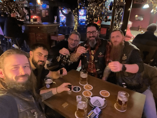 Spiders MC Christmas Party 2025 2 OGRI MCC in Bad Pyrmont - they may be drinking