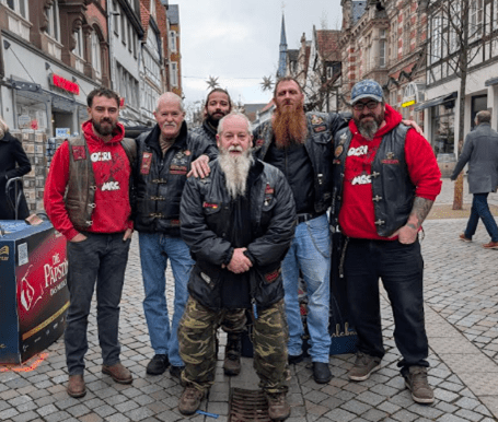 Spiders MC Christmas Party 2025 3 OGRI MCC members over in Germany in Hamelin