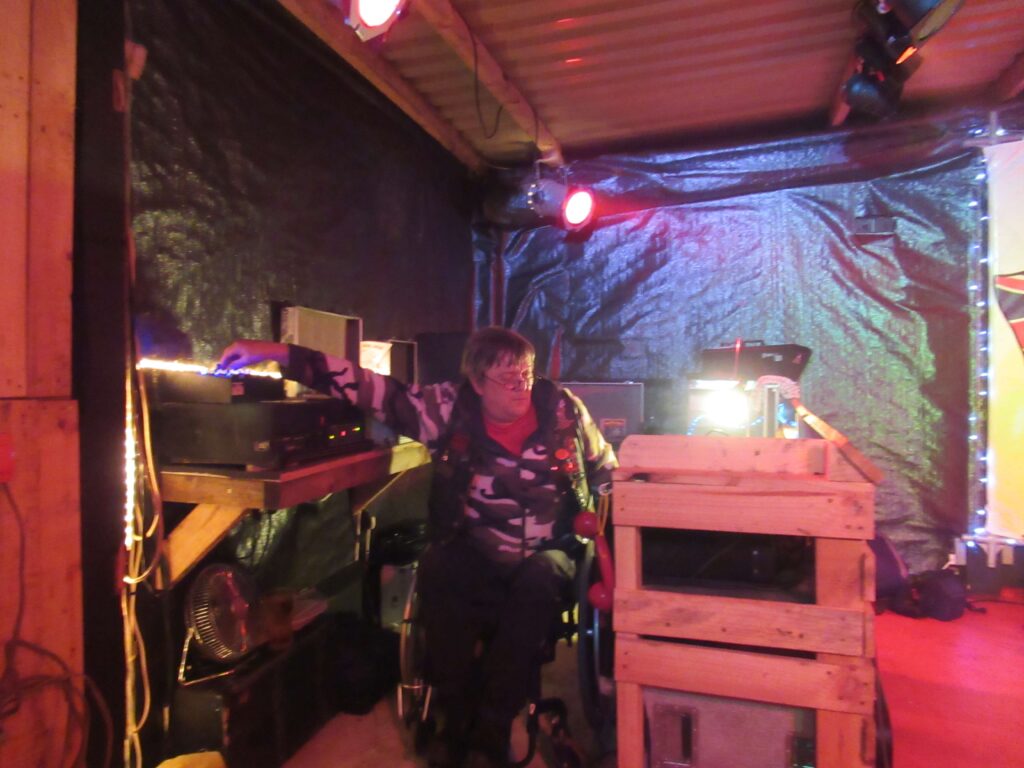 Russ Page on the decks at OGRI MCC
