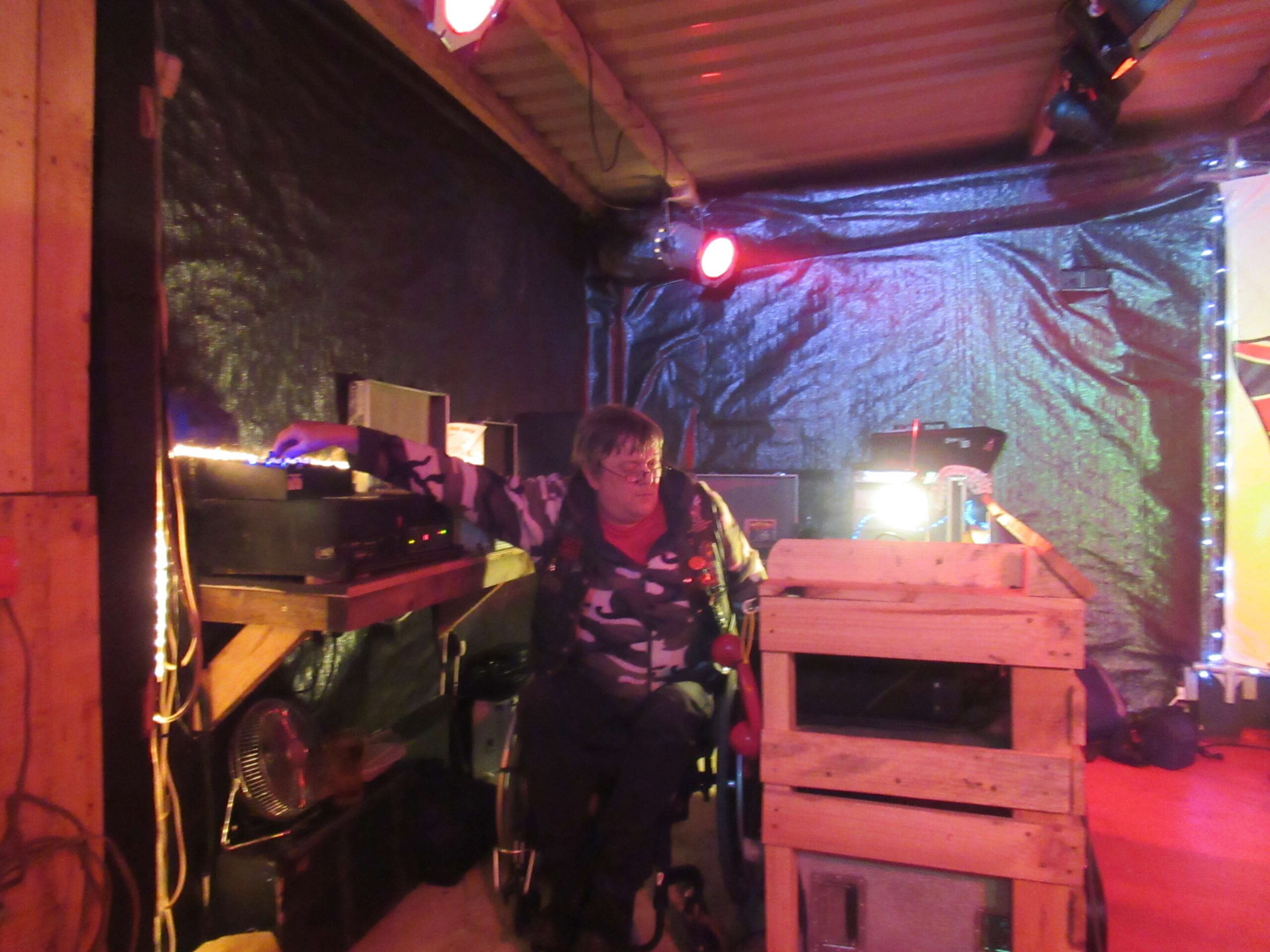 Russ Page on the decks at OGRI MCC